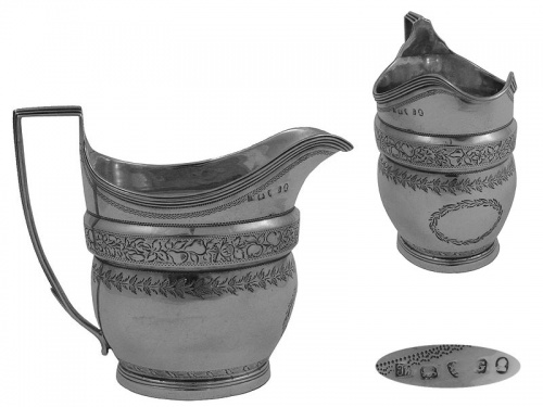 George III Silver Cream Jug 1802